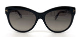 TOM FORD LILY BLACK POLARIZED SUNGLASSES